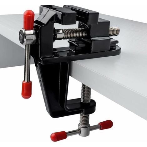 Mini Étau de Table Universel en Alliage d’Aluminium – Mâchoire Réglable pour Réparation, Sculpture, Modélisme et Travaux Manuels (1/4)