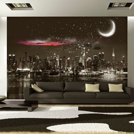 Fotomurale - Starry Night Over NY - 100x70 (1/4)