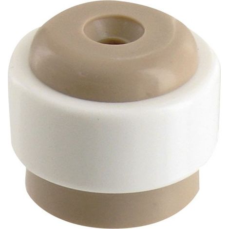 Butoir Sol Plastique Beige D.35mm Blister De 1 - Vynex