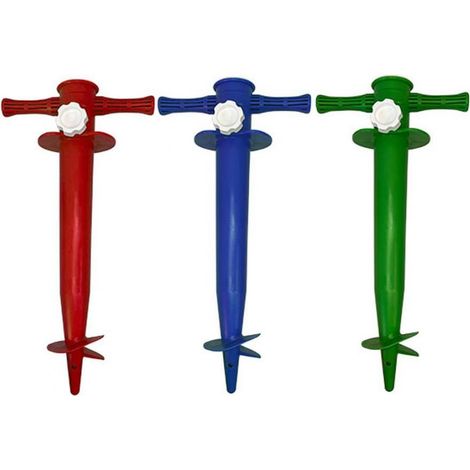 Marbueno Pincho de Parasol Plastico Color Surtido 32x16,5x6,5 Playa
