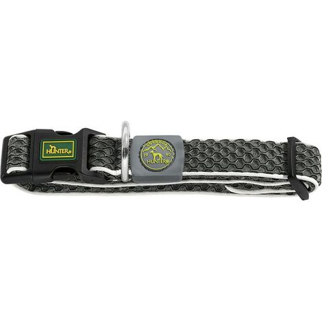 Collar para Perro Hunter Basic Hilo Antracita Talla S (30-43 cm) (1/2)