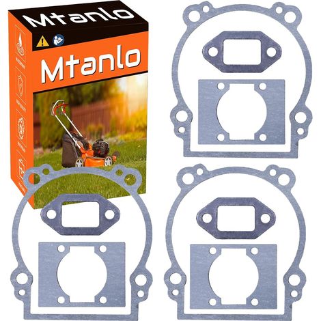 Set de 5 pièces de joints pour Zenoah G3K G35L G4K G45L 3410 4310 Débroussailleuse Coupe-bordures Cylindre Silencieux Carburateur Carter Joints (1/5)