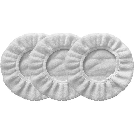 Bonnet de Polissage en Laine d’Agneau pour Polisseuses de 220–250 mm Housses en Microfibre Douce pour Polisseuse Auto Entretien de la Peinture Cirage et Lustrage (1/5)