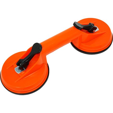 Dapetz ® Double Glass Suction Cups Lifter Vacuum Plate Handle Dual Pads Glass Suckers to Lift Large Glass/Floor Gap Fixer/Tile Also for Lifting/Dent Puller, 70 kg Lifting Capacity (1/5)