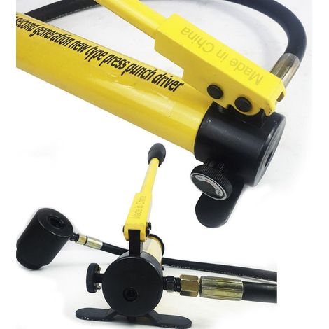 Perforadora hidráulica de 10T, perforadora de chapa, herramienta hidráulica, diámetro de 22 a 60 mm, perforadora hidráulica