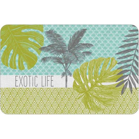 Set de Table Imprimé "Exotic Palm" 28x44cm Multicolore