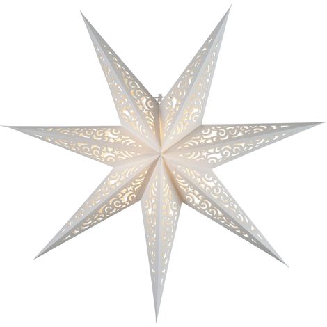 Star Trading Étoile de l'Avent 'Lace', grande, blanche, Ø 80cm (1/5)