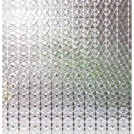 Design 50x200cm pour fenêtres de salle de bain avec films translucides, autocollants opaques givrés équilibrant beauté et fonctionnalité (1/5)