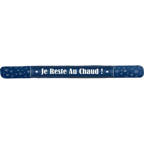 Coussin Bas de porte - Je reste au chaud (1/2)