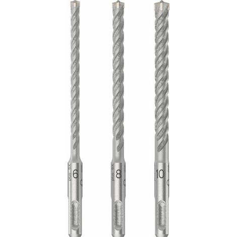 Bosch PRO SDS plus-5X Hammerbohrer-Set 6/8/10 mm 3-tlg. - 2608833912 (1/5)