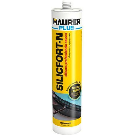 SILICONE NEUTRO "SILICFORT-N" MAURER PLUS TESTA DI MORO 310ML