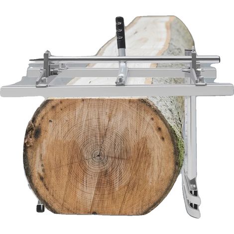 Motosega in lega di alluminio per impieghi gravosi, spessore di taglio regolabile da 1/2" a 13", larghezza di taglio massima di 600 mm (24"), lunghezza del prodotto di 25" (63,5 cm), compatibile con m (1/5)