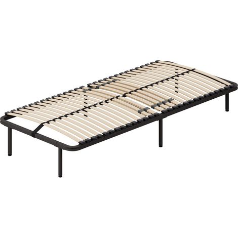 Sommier résistant à lattes réglables + pieds inclus 80X200 cm (1/5)