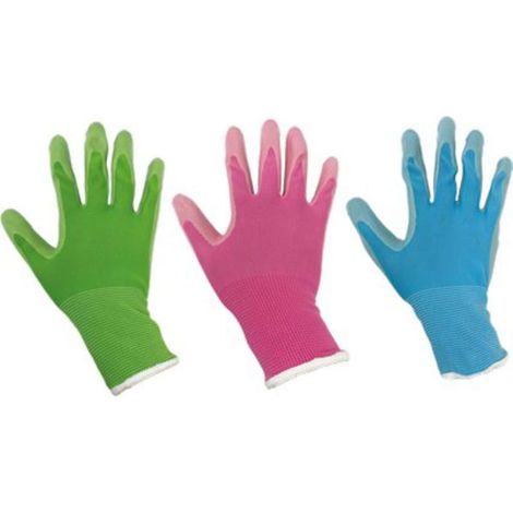 GUANTO NITRILE GARDEN WORKIT - MAGLIA LEGGERA SINTETICO COL. ASSORTITO 7 - 12 paia