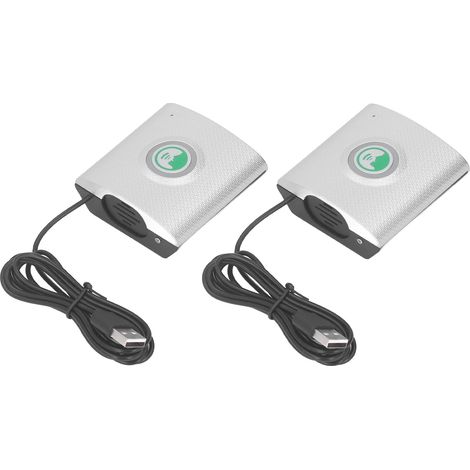Sonnette interphone vocale sans fil à très longue portée, 2 interphones d'intérieur adaptés à la communication à distance à domicile et au bureau, voix forte et claire, sécurité domestique, argent. (1/5)