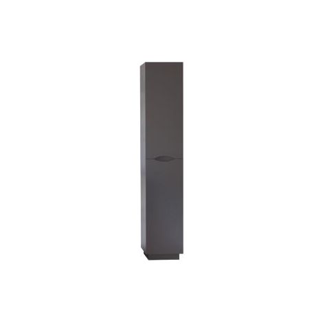 ONDEE ZEN - Colonne de salle de bain à poser PALERMO - 35cm - Gris anthracite - laqué - Livré en kit