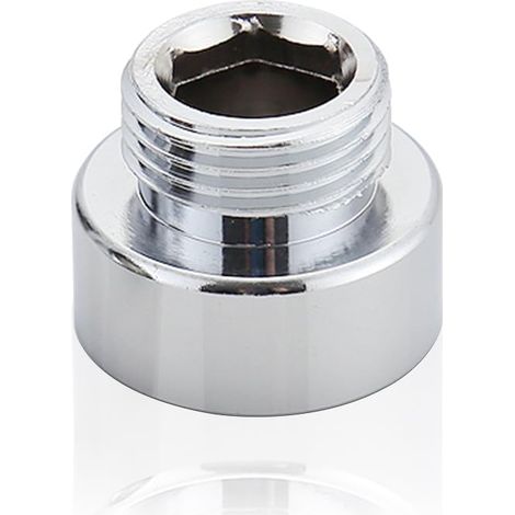 réducteur de débit robinet de filetage intérieur 3/4" vers filetage extérieur 1/2", raccord gaine en cuivre de qualité supérieure, manchon adaptateur pour tuyau douche connecteur (1/5)