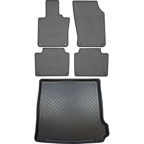 Volvo V90 / V90 Cross Country Kombi (5 porte) dal 09.2016 SET - tappetini in gomma per auto + tappetino per bagagliaio (1/5)