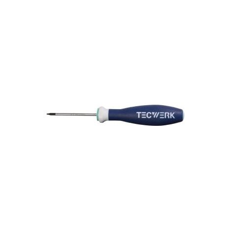 Tournevis Gr.T 6 lame L.60mm 3C-Manche rond TECWERK (1/3)
