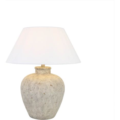 Home Deluxe Lámpara de sobremesa grande LENE - blanco
