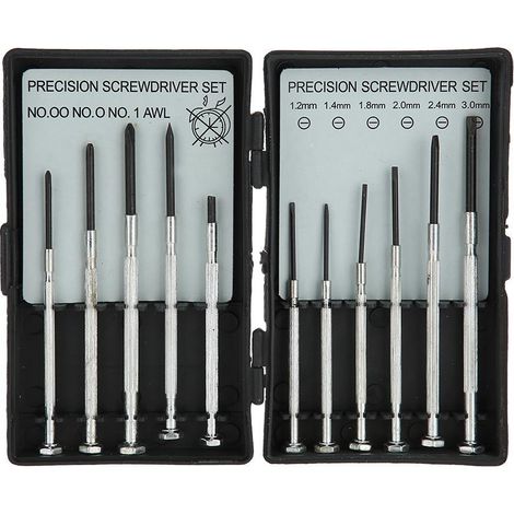 BEBUSINGOTO 11-in-1 Präzisionsschraubendreher-Set, Mini-Schraubendreher-Set, zur Reparatur von Brillen und elektronischen Geräten, Mini-Schraubendreher für Uhren (1/5)