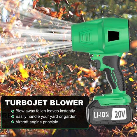 Mini ventilateur turbo à réaction haute vitesse - 540 g avec 2 batteries pour une meilleure circulation de l'air (1/4)