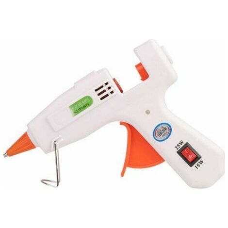 Pistolet à colle thermofusible, interrupteur de ruban rapide, manuel de ménage de 7 mm (20 W blanc) (1/4)