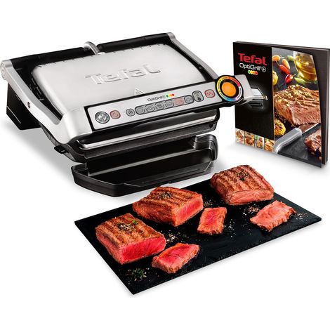 Gril OptiGrill+ Inox 2000W 6 Programmes Auto (1/2)