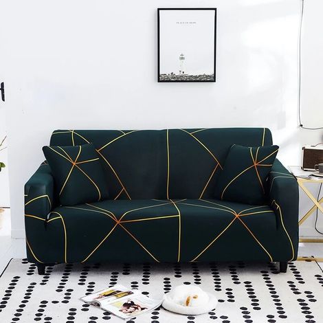 Stretch Sofa Cover Stretch Sofa and Armchair Cover for Living Room 1-Seat 90-140cm (1/5)