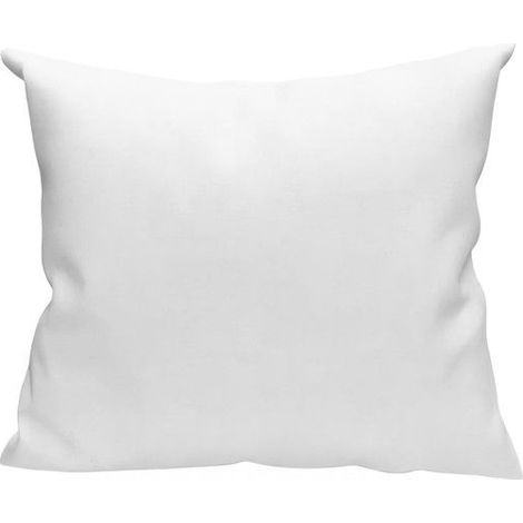 Filiyano – oreiller en polycoton 63x63 – Taie d'oreiller en polycoton 63x63 cm PERCALE blanche, par Soleil d'ocre White (1/4)