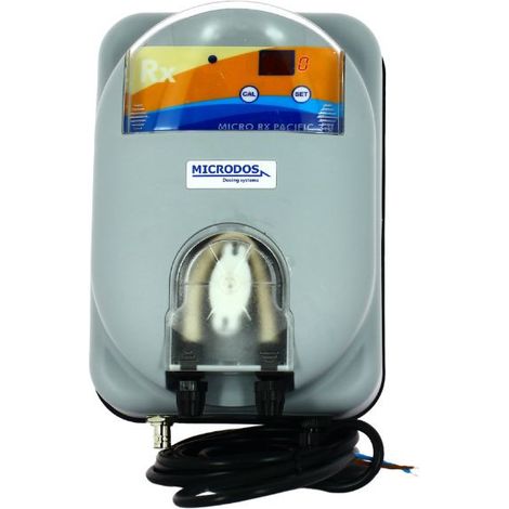 Régulateur de pH pour piscine – Pompe péristaltique – Débit 3L/h – Compatible jusqu'à 200m3 – Type chlore/RX – Installation facile