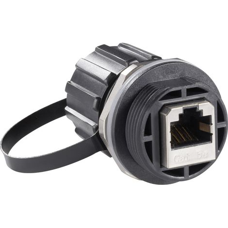 Conec 17-10000 Sensor-/Aktor-Einbausteckverbinder  Kupplung, Einbau  Polzahl Sensoren: 8P8C 1 St. (1/2)