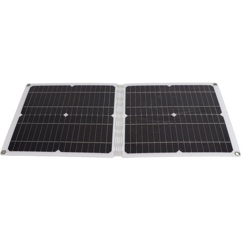 Kit de panneaux solaires pliables 5V 40W monocristallins à haut taux de conversion pour camping-cars, bateaux et quads (1/5)