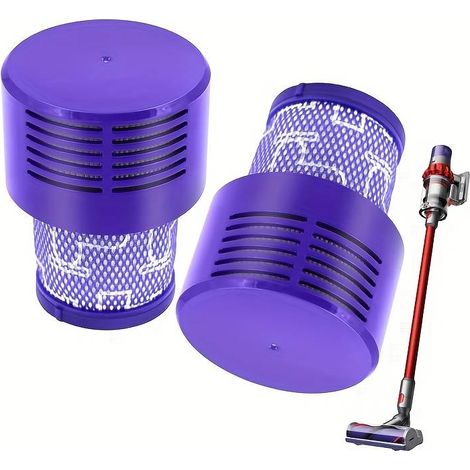 Filtres de rechange V10 pour aspirateurs Dyson V10 Cyclone Series, V10 Absolute, V10 Animal, V10 Total Clean et SV12 (lot de 2). (1/5)