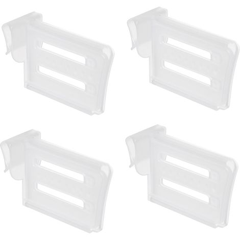 Clip divisoria retrattile per frigorifero, 4 pezzi, divisorio espandibile per frigorifero, organizer S. (1/5)