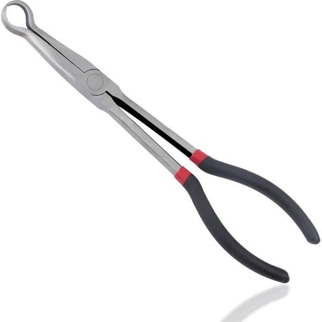 Pinza per candele – Pinza professionale per O-ring con prolunga da 27,5 cm e impugnatura antiscivolo, strumento per la rimozione dei connettori delle candele di auto e SUV.