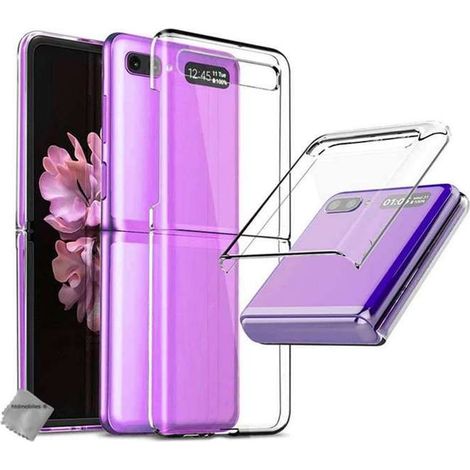 Coque rigide fine en deux parties pour Samsung Galaxy Z Flip / Z Flip 5G - TRANSPARENT