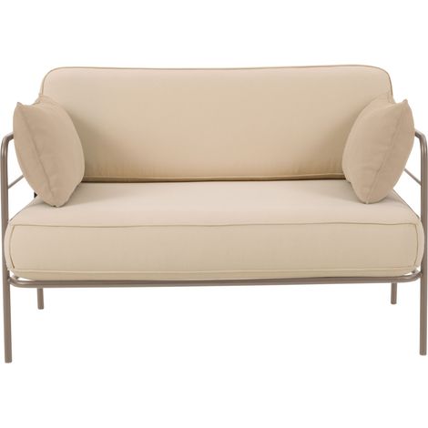 Selsey Preggel - Garten-Sofa, 116 cm, wasserabweisend, beige/beiges Gestell (1/3)