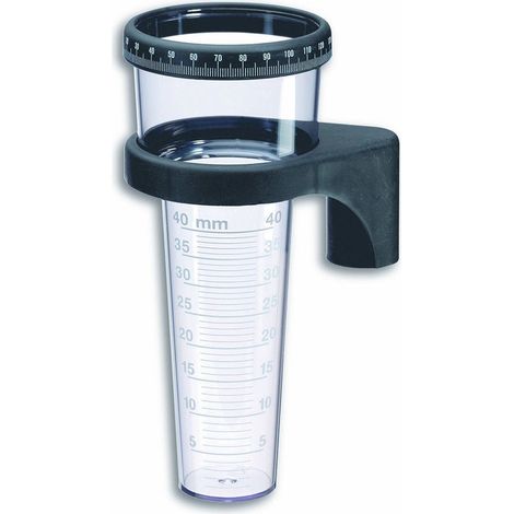 Pluviomètre TFA - analogique - plastique - 21 cm - sans poteau - extérieur/jardin (1/5)