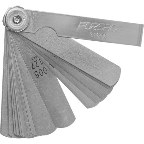 Blattfühlerlehre 0,038-0,635 mm 26-tlg (1/2)