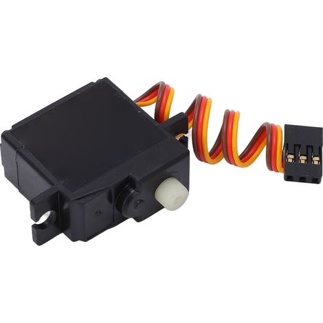 Micro servo RC pour camion RC WPL D12, servo numérique RC haute charge résistant à la corrosion avec vis de fixation du bras de servo. (1/5)