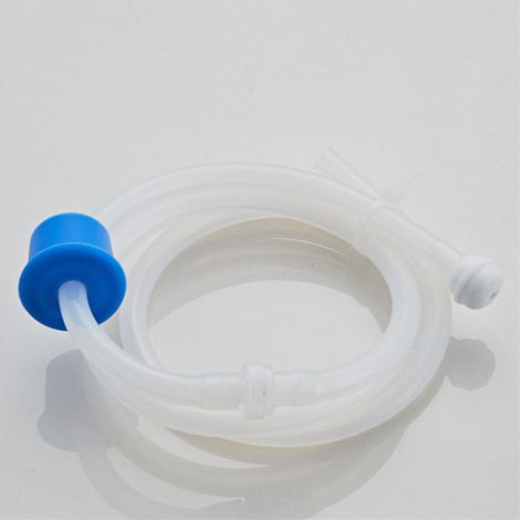 Distributeur de Liquide pour Évier de Cuisine en Acier Inoxydable avec Tube de Silicone Extension et Pompe (1/4)