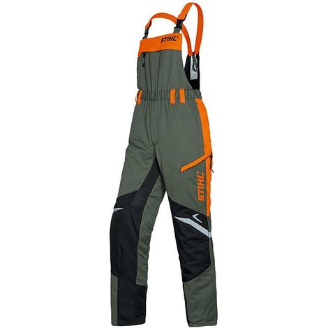 Stihl FUNCTION Ergo Latzhose Größe L olivgrün Klasse 1 Schutz ( 00883880405 )