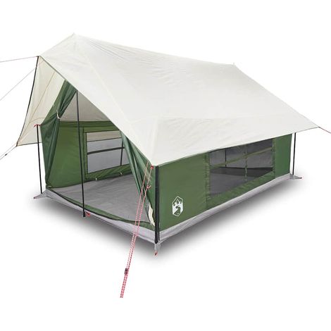vidaXL Tienda de campaña para 5 personas impermeable verde (1/2)