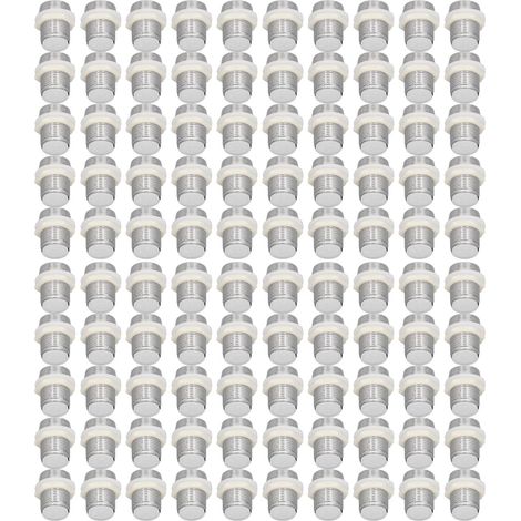 Jeu de 100 clips support pour LED, en plastique 10 mm diodes (1/5)