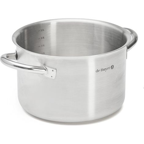 De Buyer Prim Appety Topf ohne Deckel silber 3,5 L (1/2)