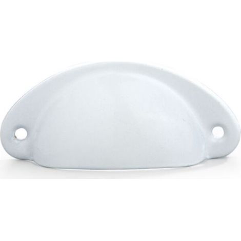 Peint en blanc-Poignee de meuble cuisine, 20 pièces poignée meuble, bouton de meuble, poignet meuble, poignee de meuble cuisine en fer courbé pour décorer des coiffeuses, des tiroirs, des meubles (1/5)