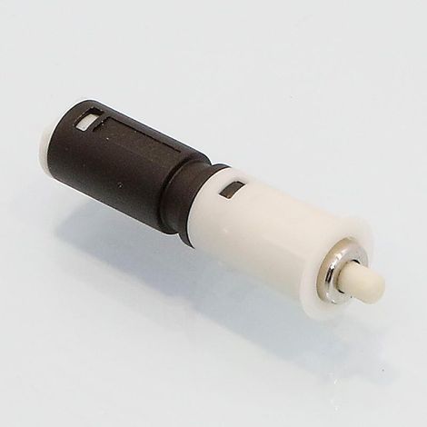 pulsador y retenedor magnético de embutir para puertas de muebles - salice color empush gris-níquel color empush beige-níquel (1/2)
