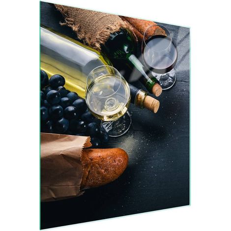 PLANCHE À DÉCOUPER EN VERRE 45x52 Vin (1/5)