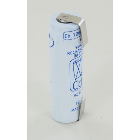 Elément Ni-Cd 1,2V 700mAh VREAAL cosses CLG Saft (790382)